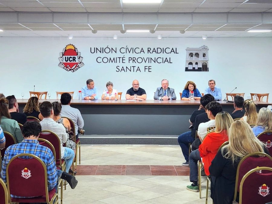 Su&aacute;rez y Michlig presidieron la Convenci&oacute;n provincial de la UCR.