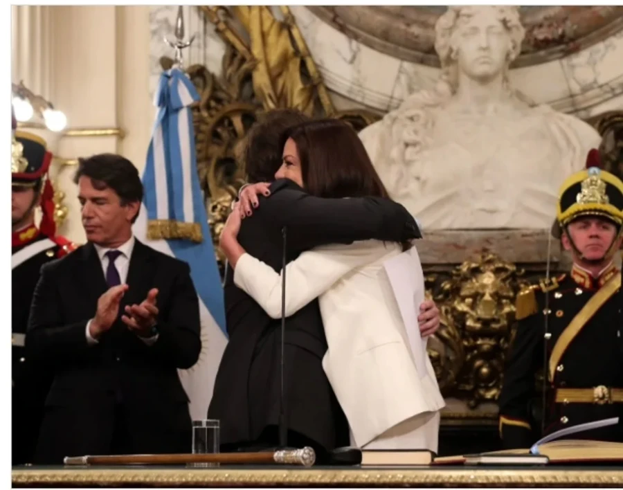 Milei y Pettovello (la foto que acompaña el posteo del presidnete).