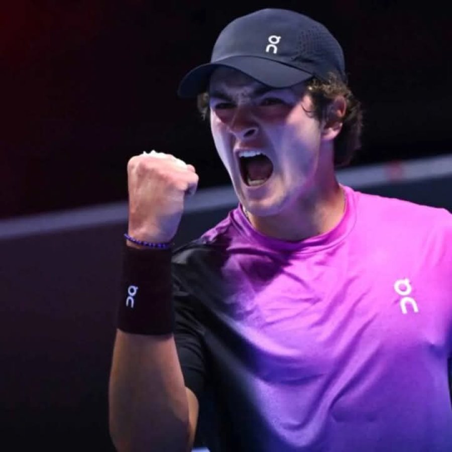 PROMESA. Se impuso entre las figuras emergentes del tenis internacional.