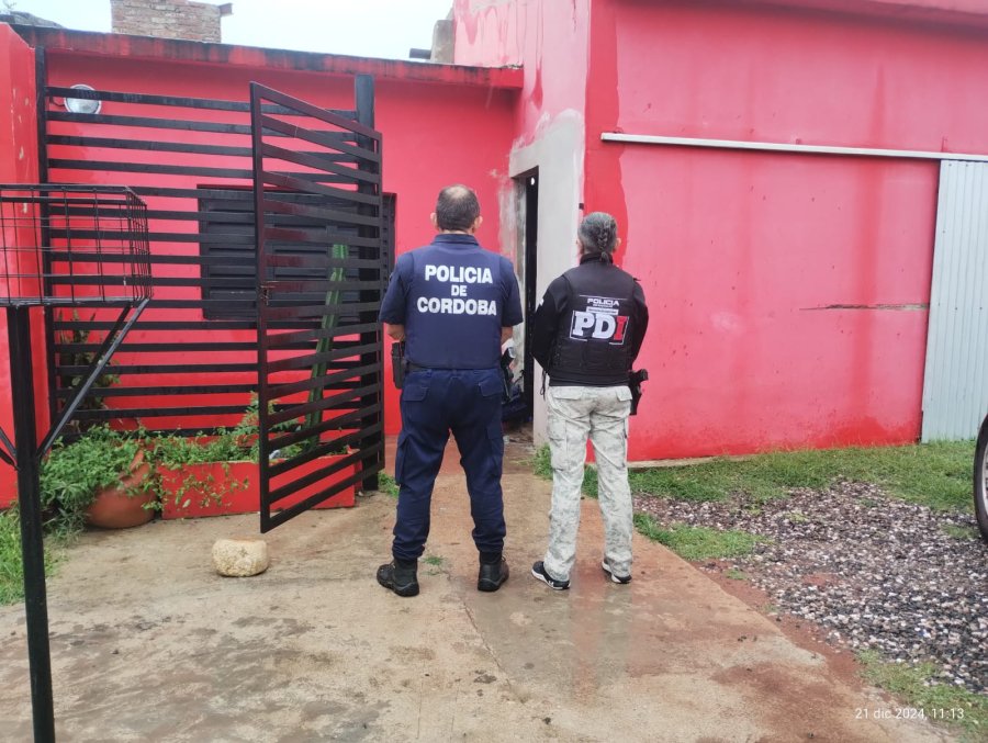 Los allanamientos fueron en viviendas de calle 74 al 400, y en calle 9 intersección 74 de la ciudad de Frontera.