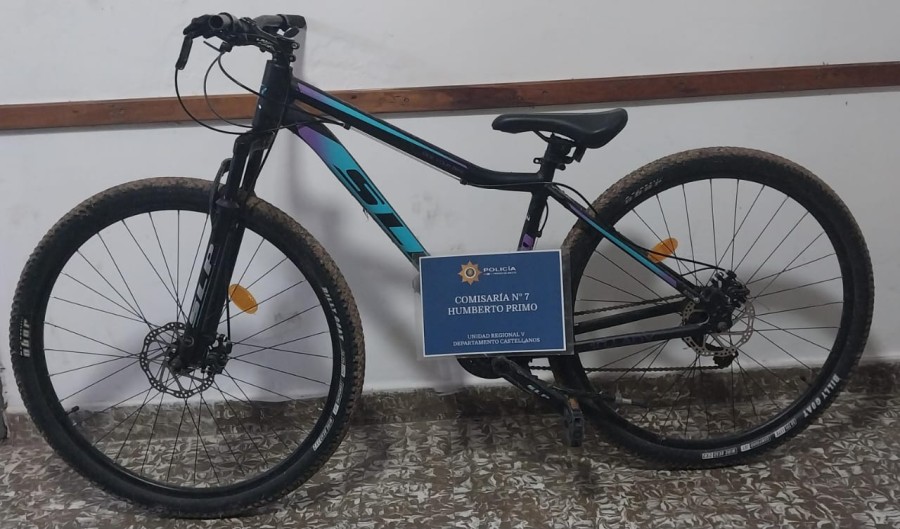 Personal de Comisaría 7º de Humberto Primo logró recuperar una bicicleta