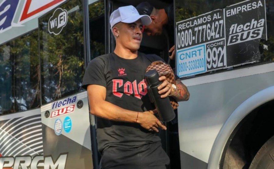 CAMBIO DE PLANES. El delantero santafesino otra vez fue noticia.