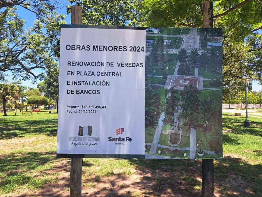 PLAZA LOPEZ. Está siendo sometida a una serie de intervenciones.