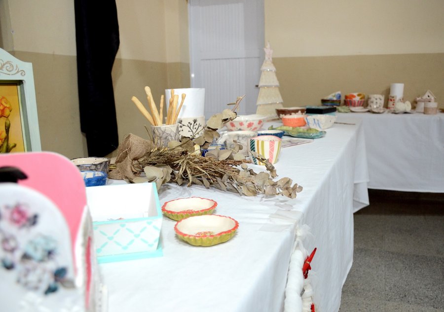 Algunos de los magníficos trabajos exhibidos.