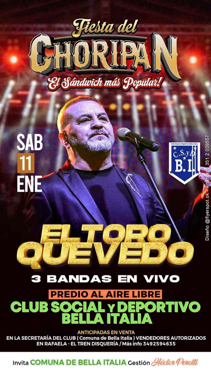 promoción del espectáculo.