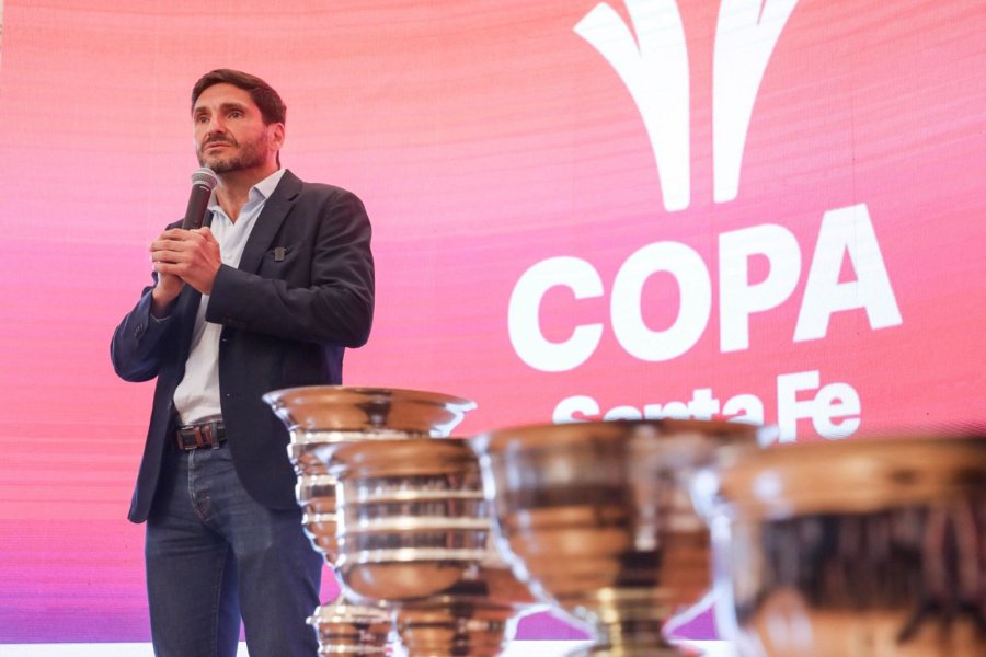 EN LA CASA DE GOBIERNO. Pullaro encabez&oacute; el acto en donde se realiz&oacute; el balance de la Copa Santa Fe 2024 en todas sus disciplinas.