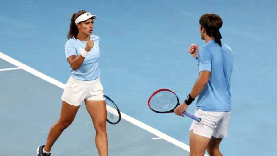 DOBLES MIXTO. Con Carl&eacute; y Etcheverry logr&oacute; el triunfo.