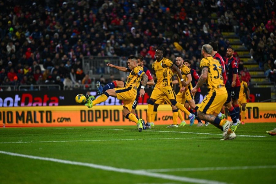 LAUTARO MARTÍNEZ ANOTÓ EL 3-0 EN EL TRIUNFO DEL INTER