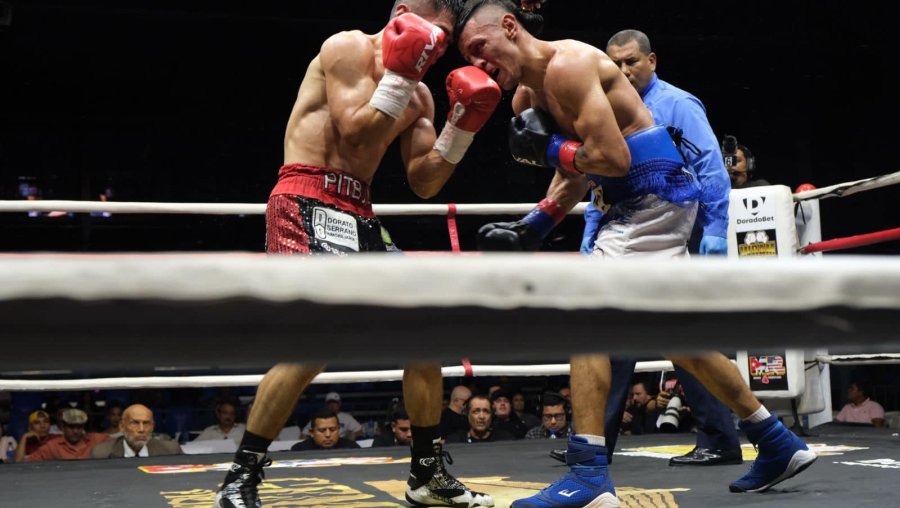 GRAN PELEA. Se debatieron intensamente en los 12 rounds.