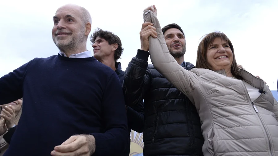 Bullrich y Larreta, en otros tiempos, cuando compartían campaña.