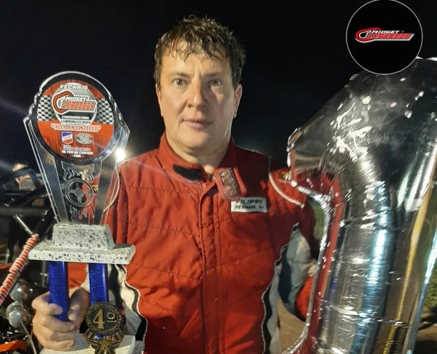 Hern&aacute;n Filippi volvi&oacute; a coronarse en el Midgets Cordob&eacute;s en Altos de Chipi&oacute;n.