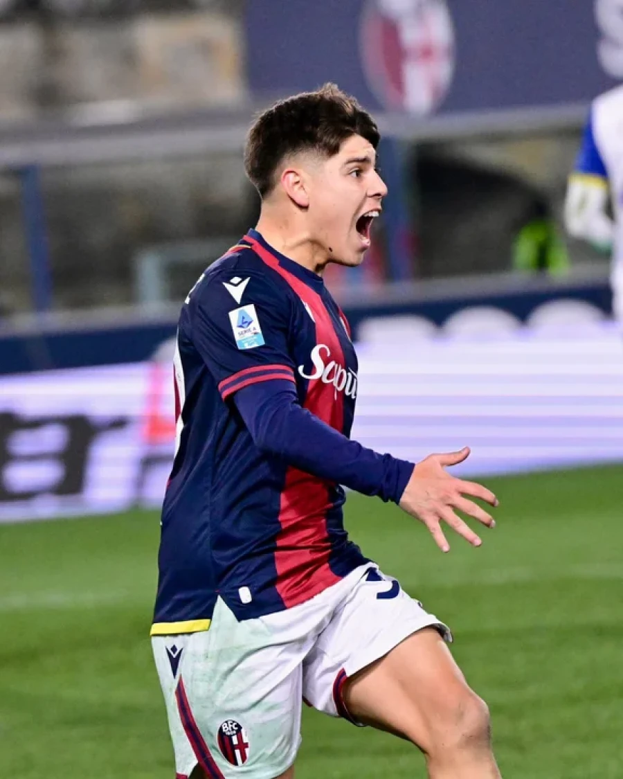 SE VA AFIANZANDO. El argentino Benjamín Dominguez.