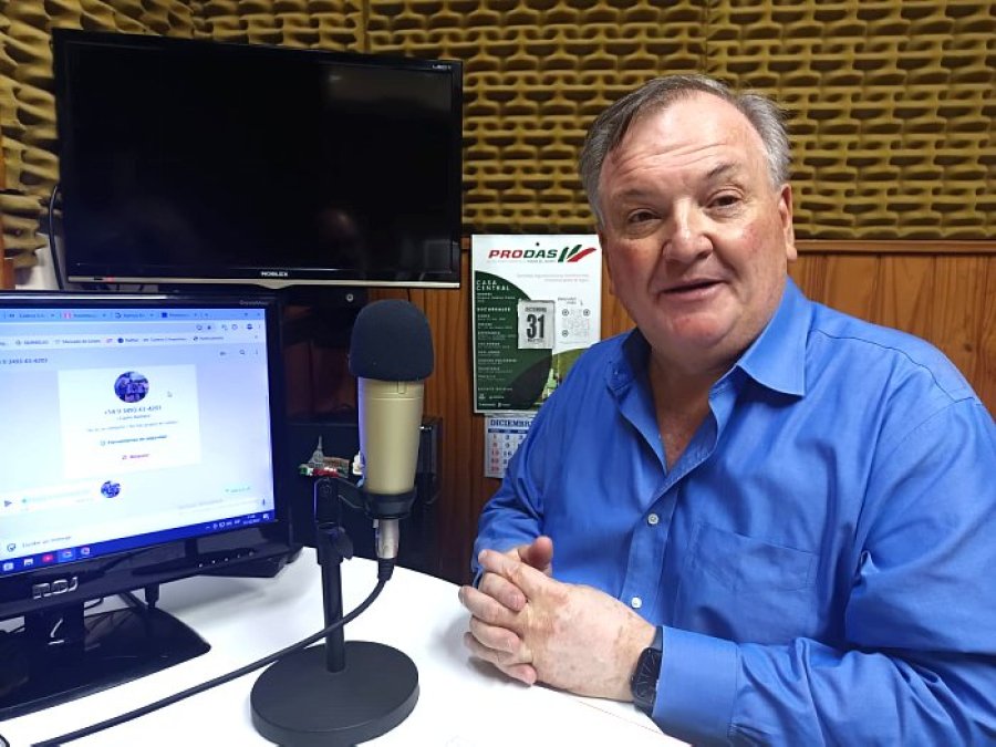 Michlig en Radio Belgrano de Suardi.