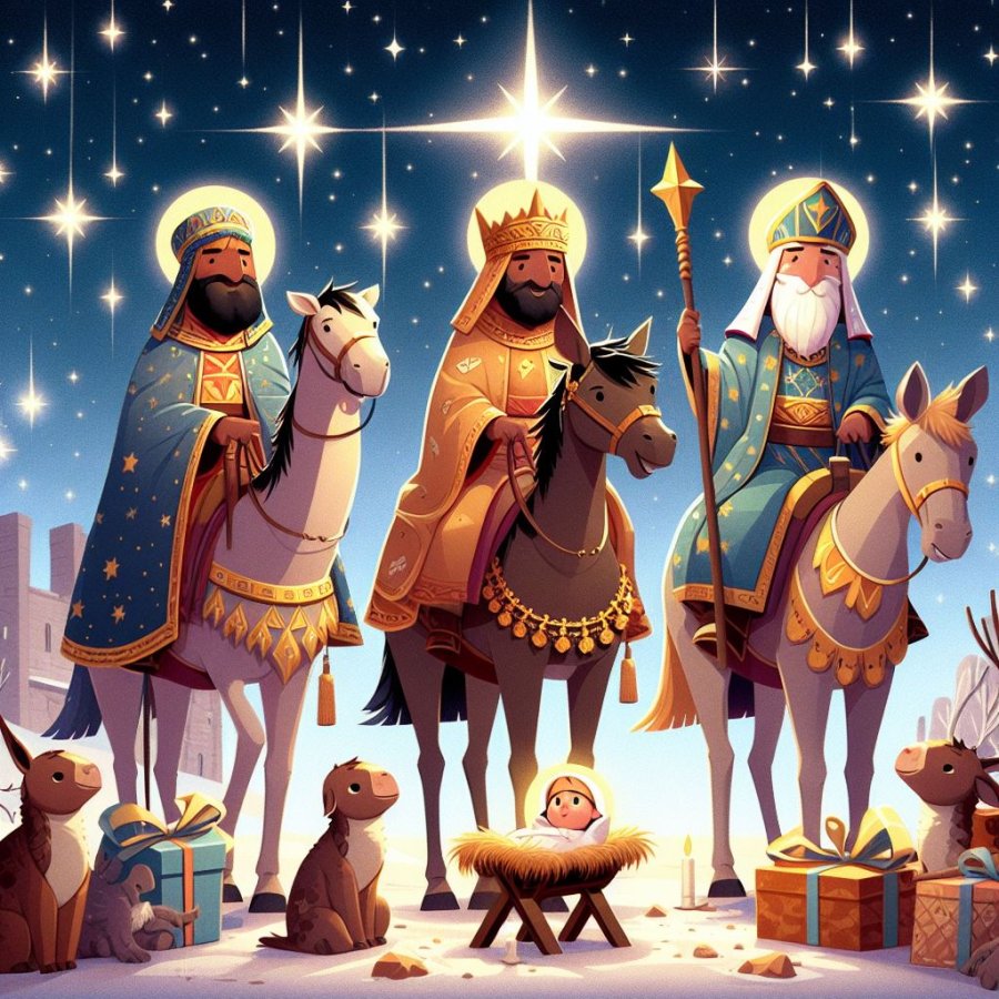 Los Tres Reyes Magos.