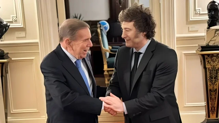 González Urrutia se reunió con Milei.