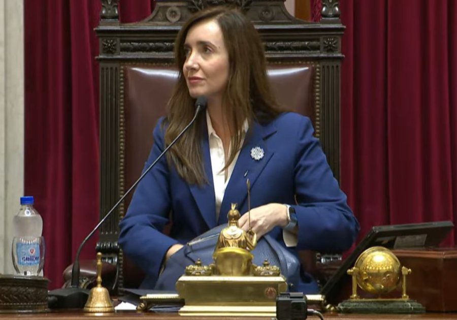 VICTORIA VILLARRUEL. La titular de la Cámara alta se quejó por su sueldo en medio de la polémica por las dietas de los senadores.