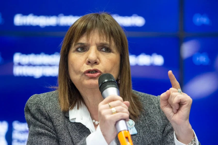 Patricia Bullrich ministra de Seguridad.