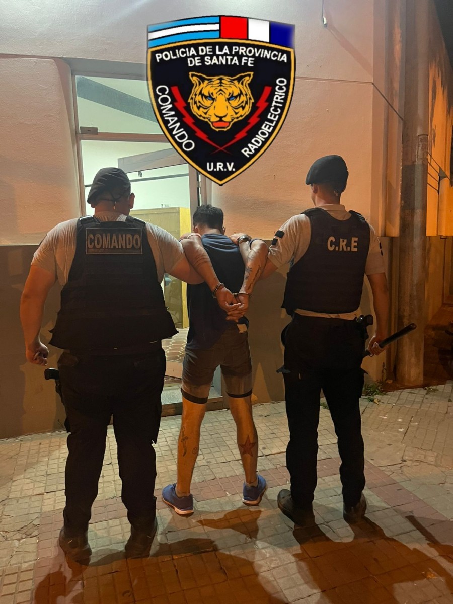 DETENIDO. Lo buscaban desde la cárcel de Las Flores y también PDI Rafaela.