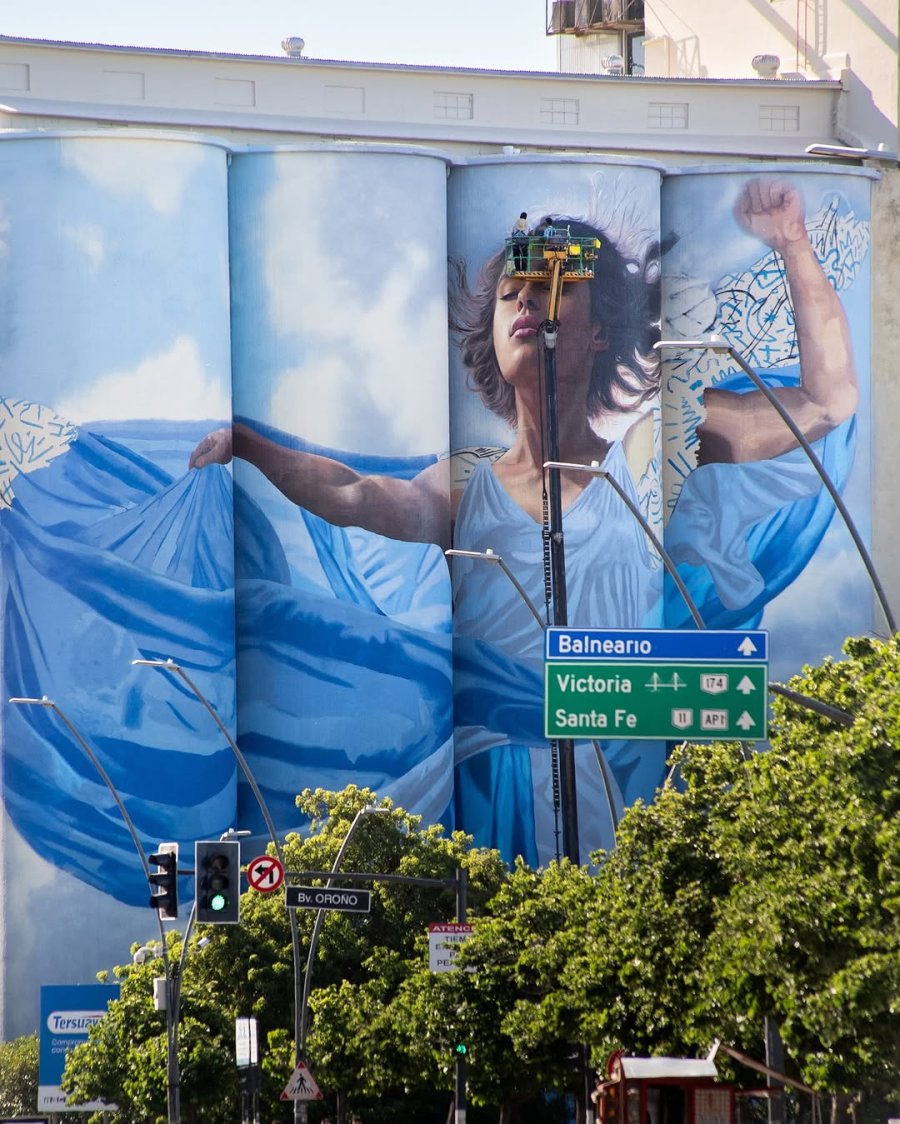 Fantástico el nuevo mural de Martín  Ron.