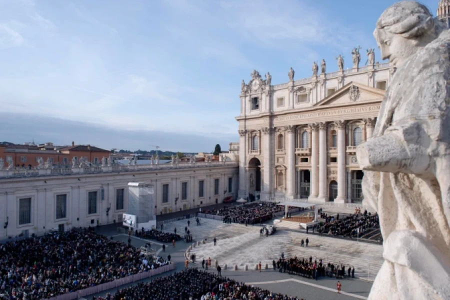 plaza San Pedro del Vaticano.