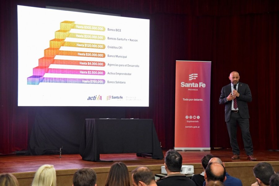 GUSTAVO PUCCINI. El ministro de Desarrollo Productivo brindó detalles durante su primer año de gestión.