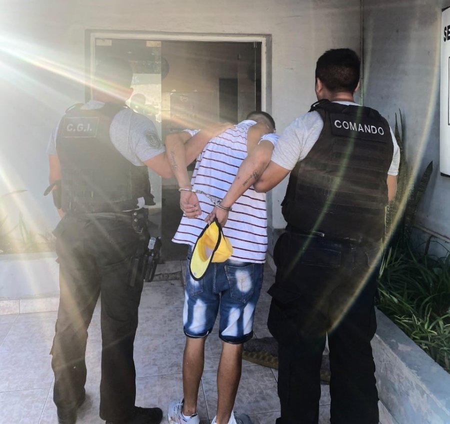 Braian Damián T., de 25 años, fue trasladado a Comisaría Seccional 13ª.