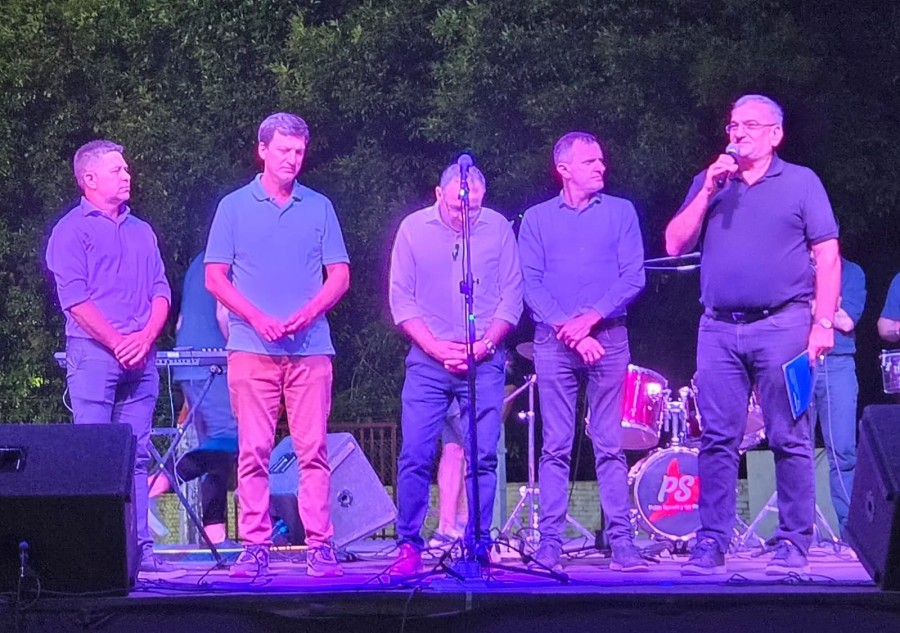 Un instante del acto protocolar.