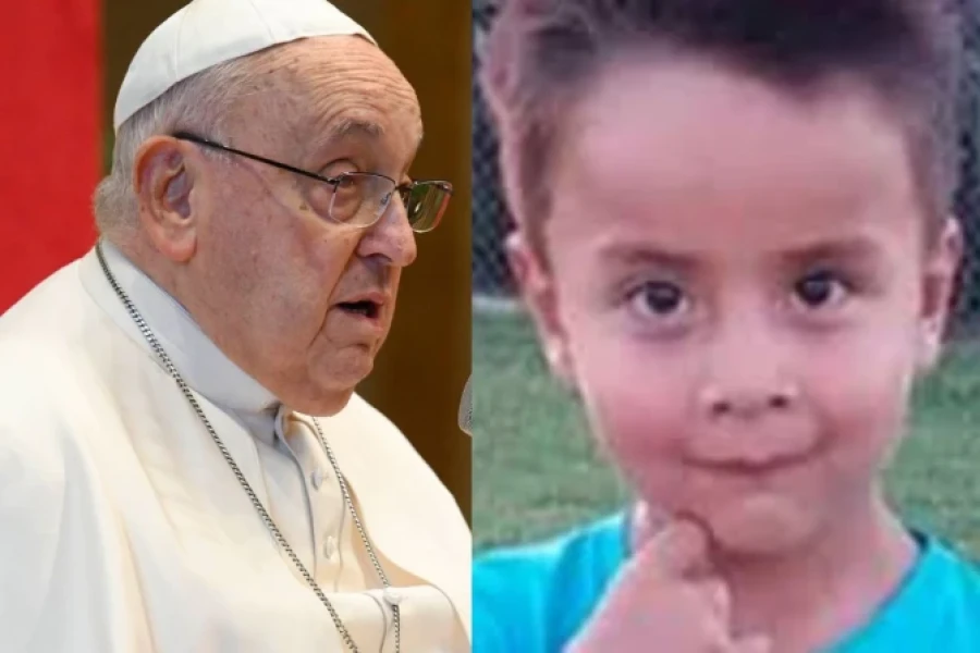 Papa Francisco y Loan.