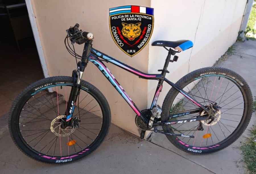 La coordinación entre las fuerzas permitió dar con la bicicleta en el furgón, frente al Parque Industrial.