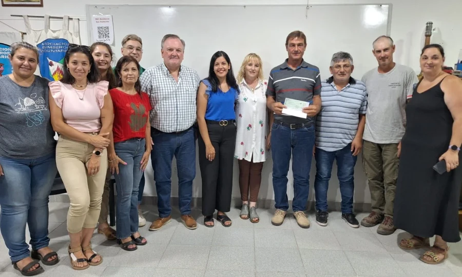 Un instante del acto desarrollado hoy.