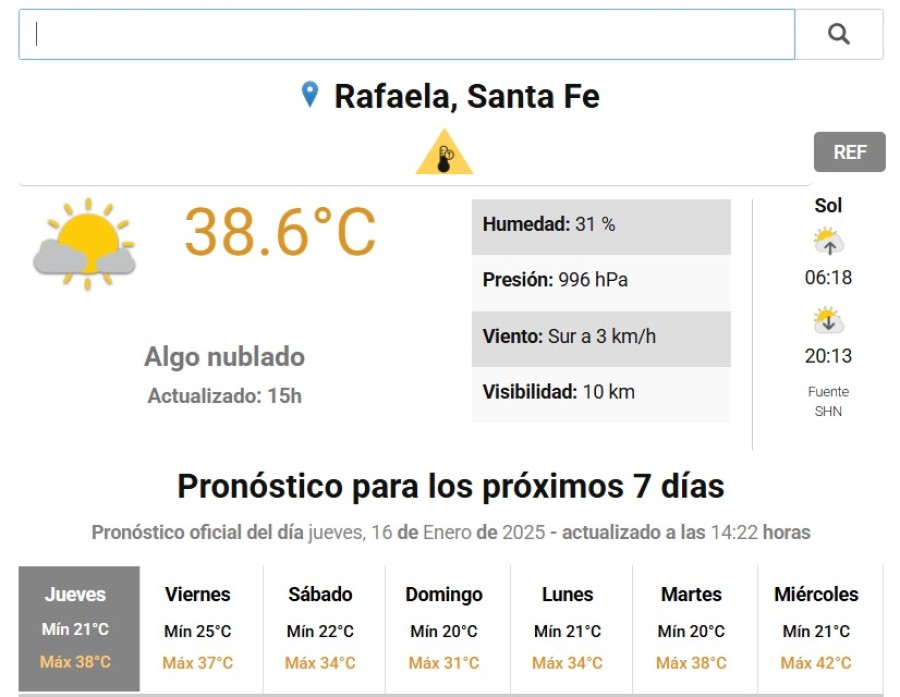 OLA DE CALOR. Se espera que el fin de semana bajen las temperaturas.