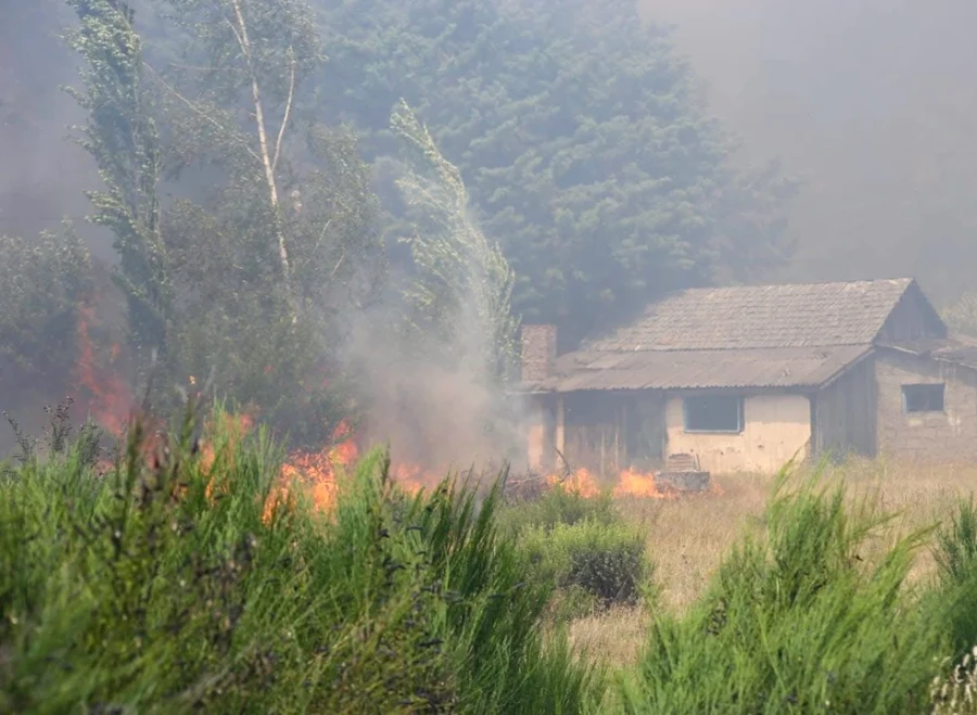 Los incendios en Epuyén, provincia de Chubut.