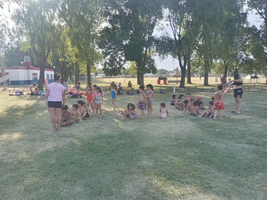 Una de las actividades desarrolladas en la colonia.