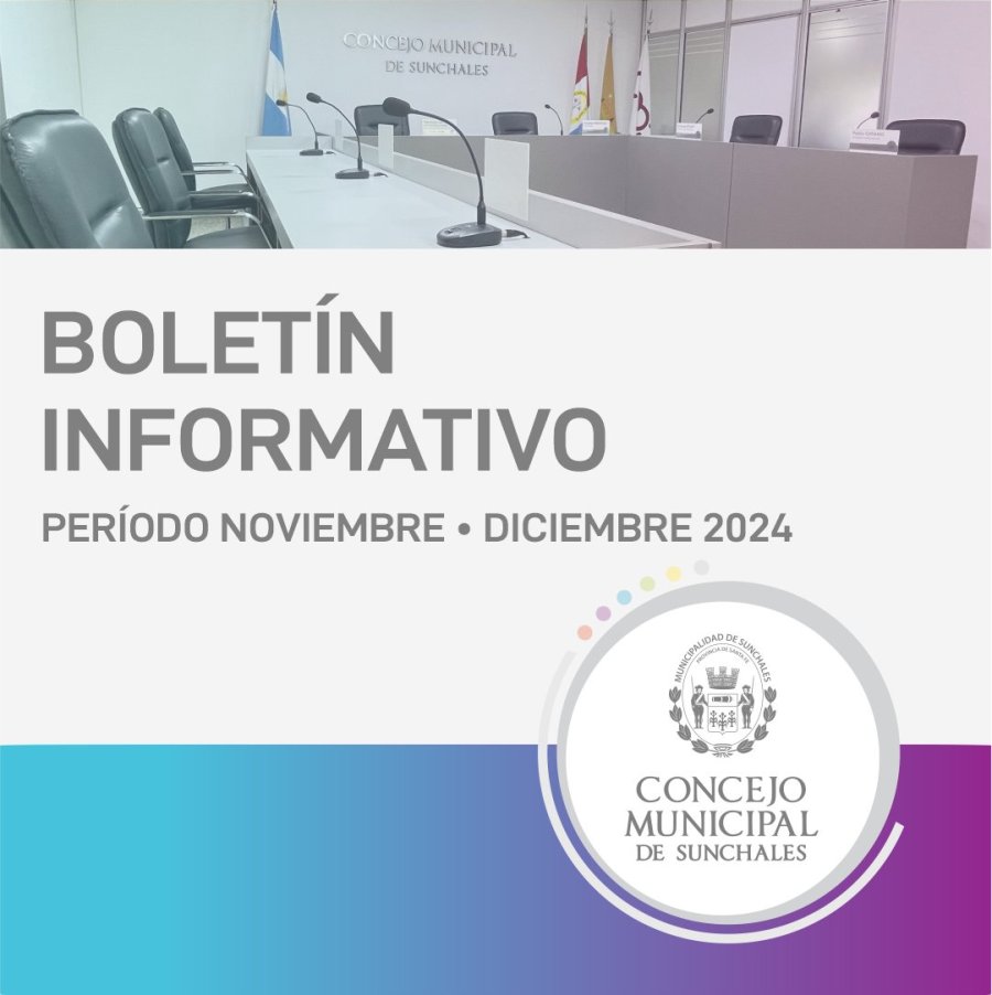 presentaci&oacute;n del informe del &uacute;ltimo bimestre de 2024.