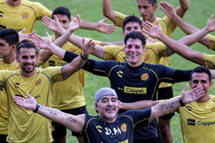 Dorados de Sinaloa realizó un emotivo video sobre el paso que tuvo Diego Armando Maradona en la función de director técnico.