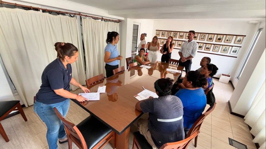 El encuentro donde se oficializaron los beneficios.