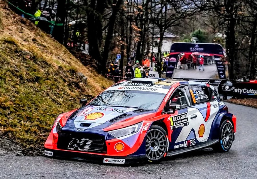 Ott Tänak fue el más veloz en el shakedown al mando de un Hyundai i20.