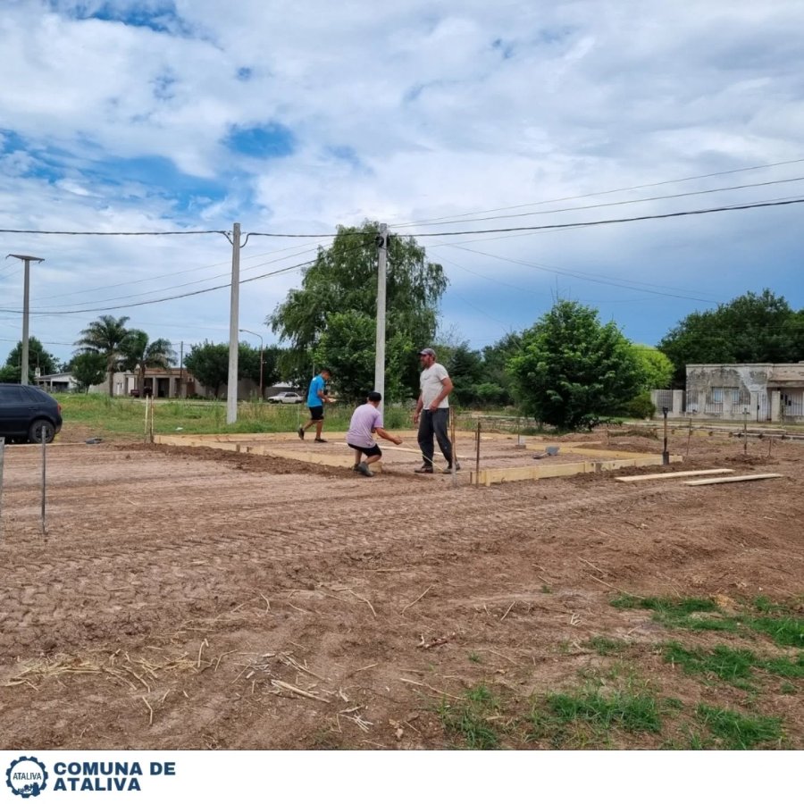 El predio donde fue iniciada la obra.