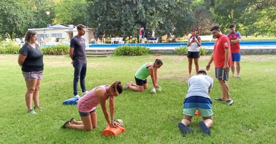 Un instante de la capacitaci&oacute;n.