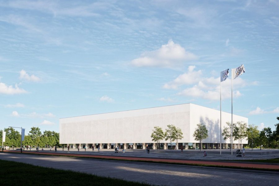 Representaci&oacute;n de una de las obras que se construir&aacute;n en Rafaela con vistas a la realizaci&oacute;n de los Juegos ODESUR.