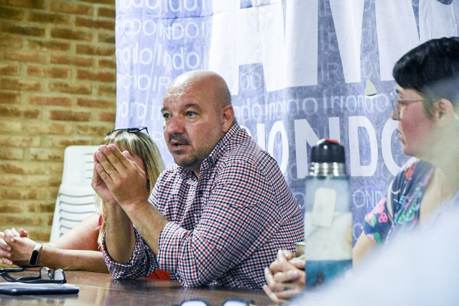 PRIMEROS ENCUENTROS. Rodrigo Alonso volvió a hacer hincapié en una urgente recomposición salarial para los docentes santafesinos.