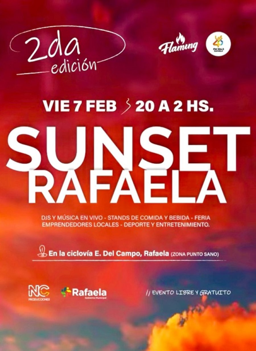 Sunset Rafaela tiene nueva fecha.