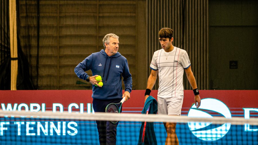 ULTIMAS INDICACIONES. Frana y Etcheverry en Oslo.