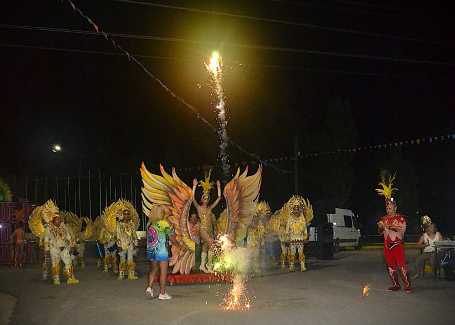 Ritmo y color en el desfile de carnaval.