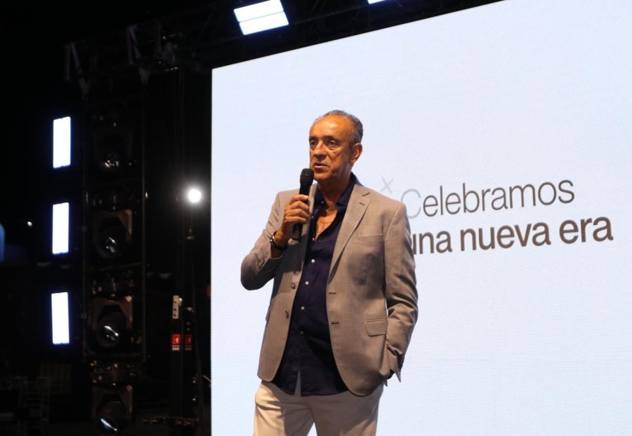 En su mensaje, Ricardo Castro resalt&oacute; la fidelidad con la marca John Deere. (FOTO NICO GRAMAGLIA)