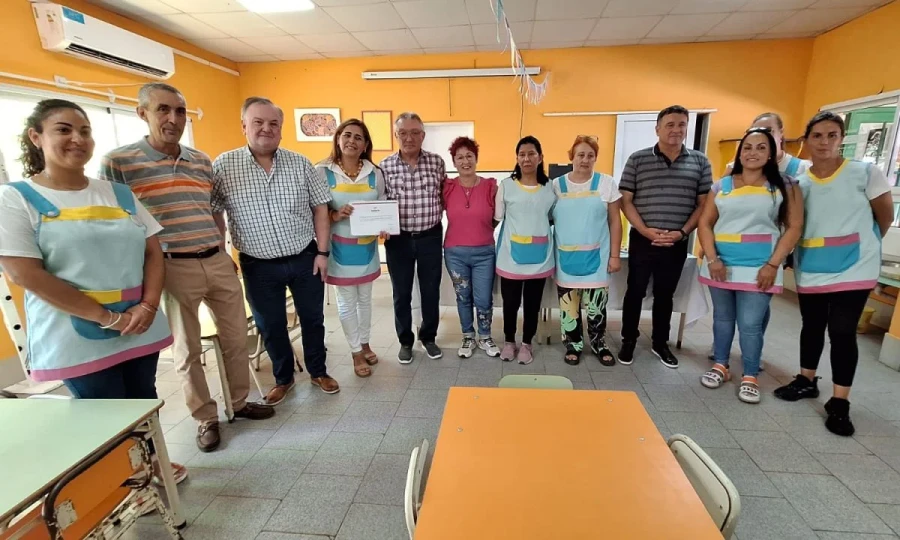 un instante del acto realizado en Arrufó.