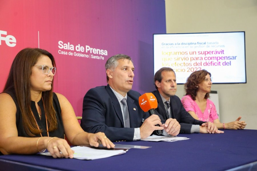RESULTADOS. Con el ministro Olivares a la cabeza, el Gobierno Provincial present&oacute; los resultados del ejercicio econ&oacute;mico 2024.