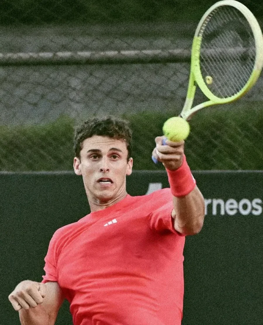Juan Manuel Cerundolo, durante su triunfo ante Juan Prado Angelo.