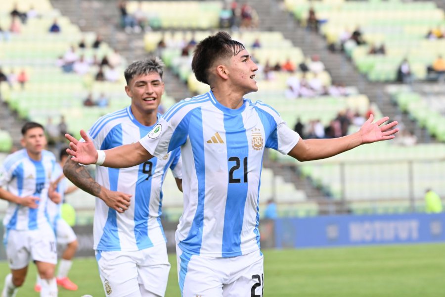 LA SUB-20 DE ARGENTINA SUPERÓ A CHILE EN EL INICIO DEL HEXAGONAL FINAL DEL SUDAMERICANO