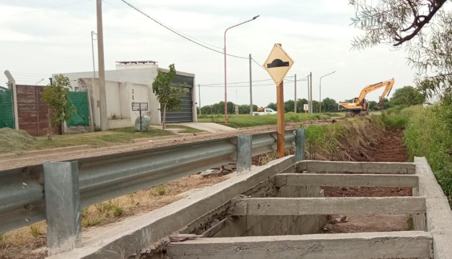 CANAL PERIMETRAL. Desde la Comuna resaltaron el significado de dar inicio a la segunda etapa.
